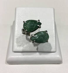 Кільце з природним смарагдом ручної роботи