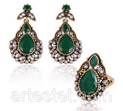 Набір (сережки, кільце), фото 1