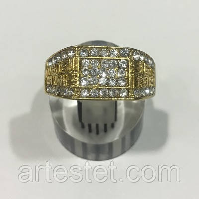 Перстінь позолочений, фото 1