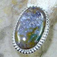 Серебряное кольцо с яшмой; Размер: 17.5