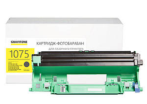 Сумісний Картридж Brother DR-1075 (DR1075), блок фотобарабан, аналог від Gravitone (GTB-CRG-DR-1075-BK)