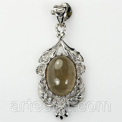 Срібний кулон із сапфіром, фото 1