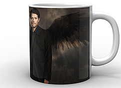Кружка GeekLand біла Надприродне Supernatural Castiel SN.02.005