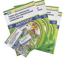 Плівка (54х86) 80 мкм глянцева ANTISTATIC, уп/100шт, ТМ DA