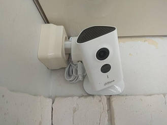 Монтаж IP-камери Dahua у місті Стрий, салон краси 2