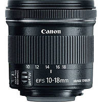 Объектив Canon EF-S 10-18mm f/4.5-5.6 IS STM / на складе