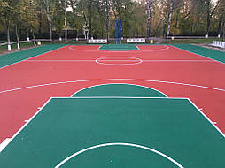 Разметка баскетбола окончена