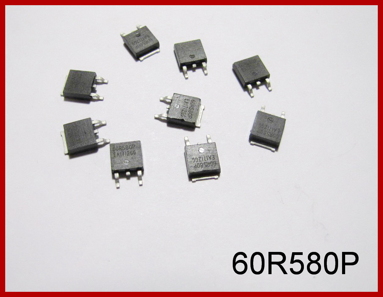 60R580P, MOSFET, польовий транзистор.
