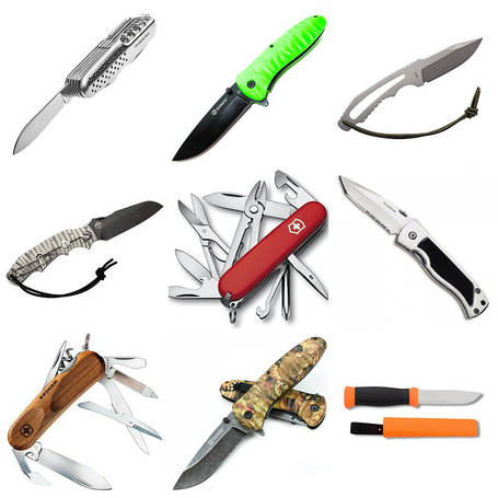 Складні і складані ножі туристичні