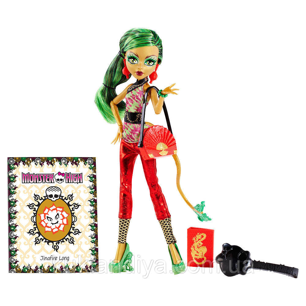Лялька Джинафаєр Лонг Скарместр Monster High — New Scaramester Jinafire Long, фото 1