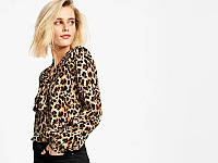 Блуза женская Esmara by Heidi Klum (размер 40/EUR34) леопардовая