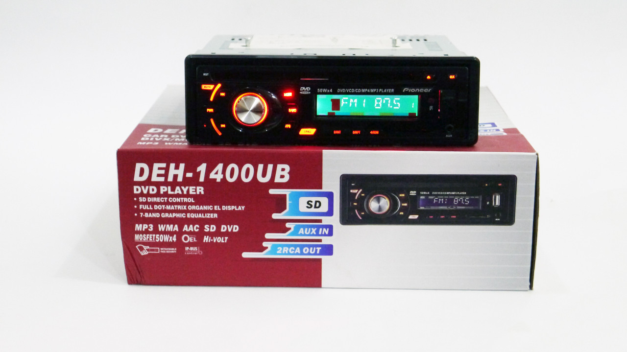 DEH-1400UB Автомагнітола DVD+USB+SD