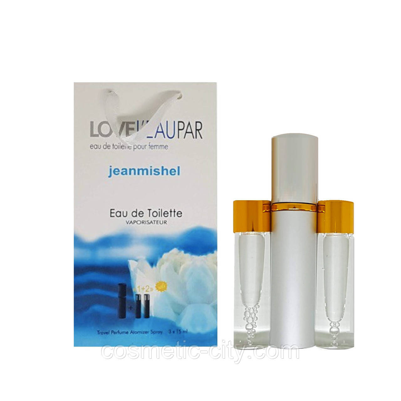 Jeanmishel Love L`eau Par pour femme 3 x 15 ml