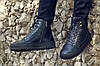 Чоловічі зимові черевики хайтопи з натуральної шкіри, фото 4