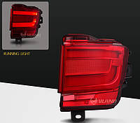 Диодные задние противотуманные Led птф фонари Toyota Land Cruiser LC 200 (15+) красные