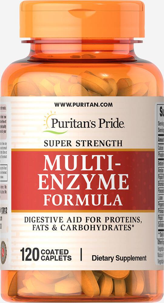 Puritan's pride Super Strength Multi Enzyme 120 (капс.)