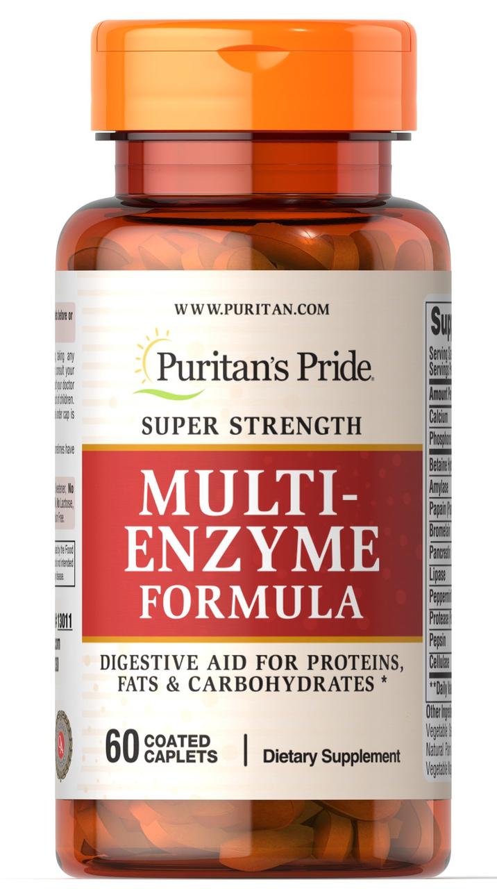 Puritan's pride Super Strength Multi Enzyme 60 (капс.)