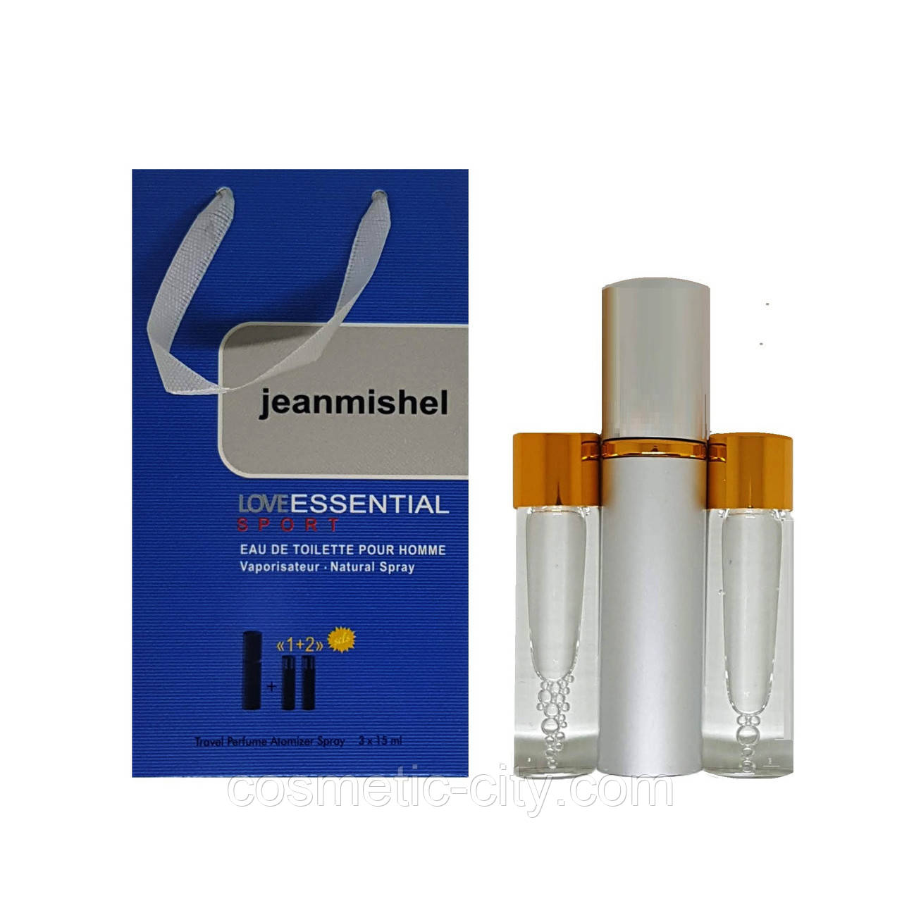 Jeanmishel Love Essential Sport pour homme 3 x 15 ml