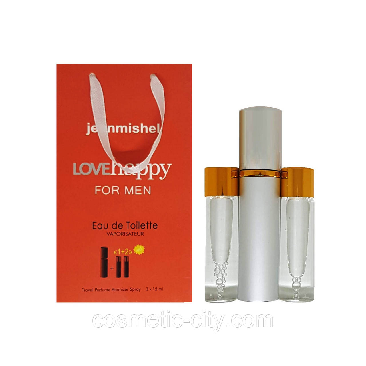 Jeanmishel Love Happy For Men  3 x 15 ml