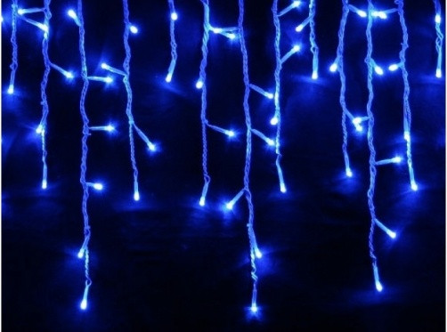 Гирлянда занавес Sople 200 led длина 6.4 метра синяя + переходник