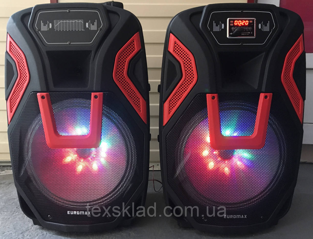 Активная акустика с радиомикрофоном EU-9999BT (USB-Bluetooth-пульт ...