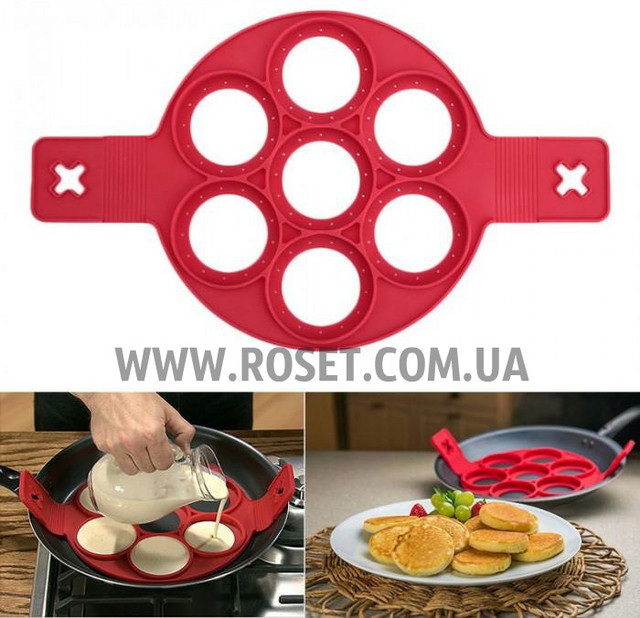 Силиконовая Форма для Оладьев, Сырников, Омлета. — Купить Недорого на ...