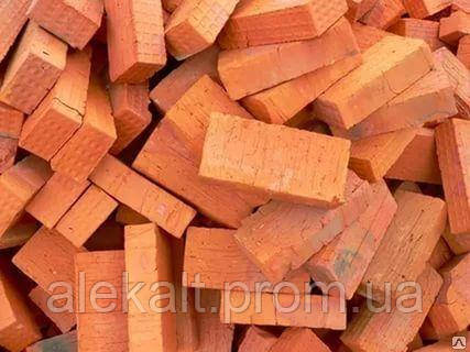 Кирпич, одинарный, красный 25*12*6.5 см