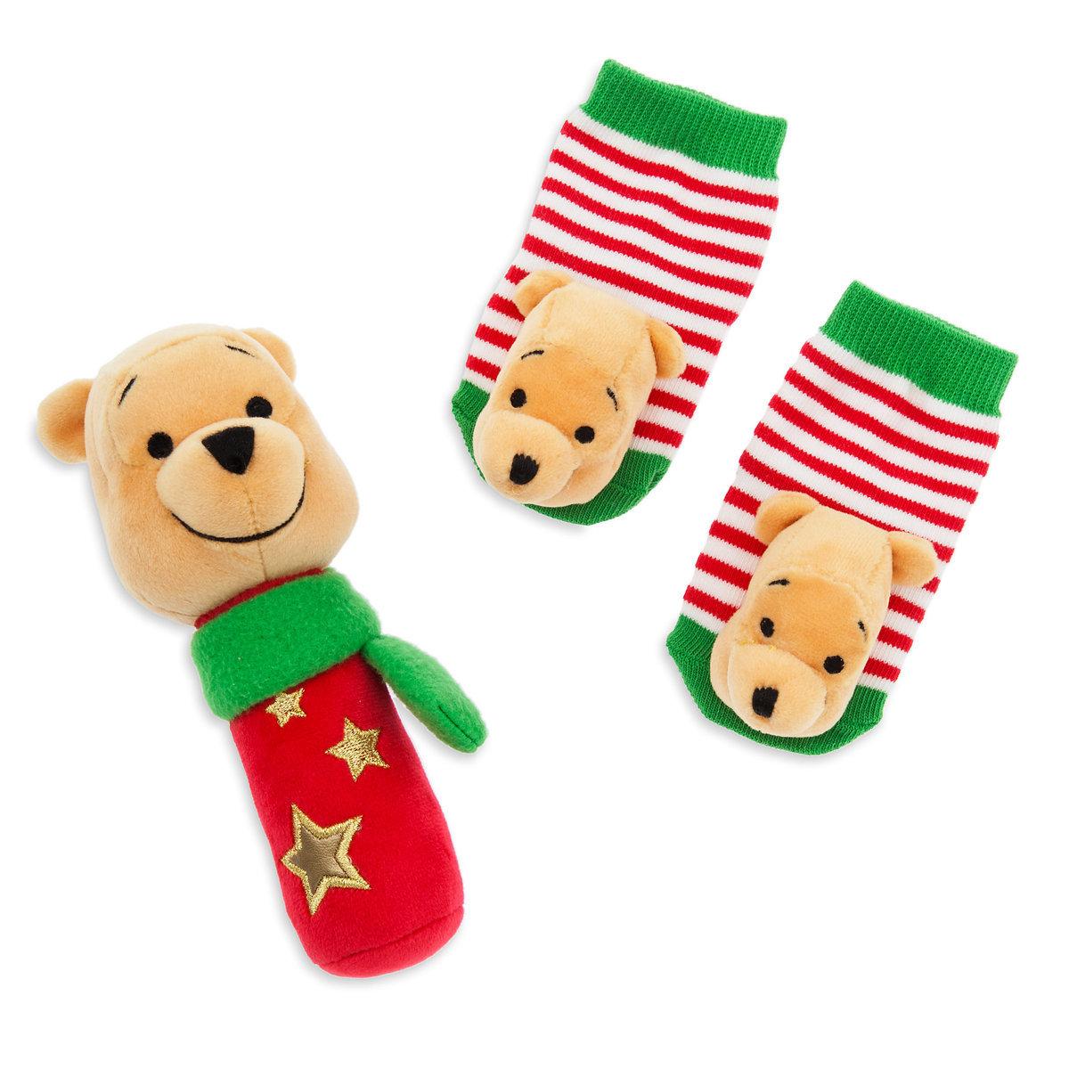 Шкарпетки та брязкальце для новонародженого, 0-6 місяців Disney, фото 1