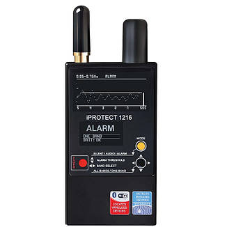 IProtect 1216 - детектор для виявлення прихованих жучків, прослуховування, відеокамер, фото 3