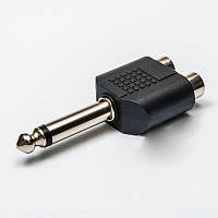 Адаптер RCA jack 6,35 мм аудіо