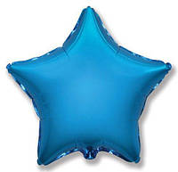 Фольгированный воздушный шарик-звездочка, Синий 23см,45см,81см