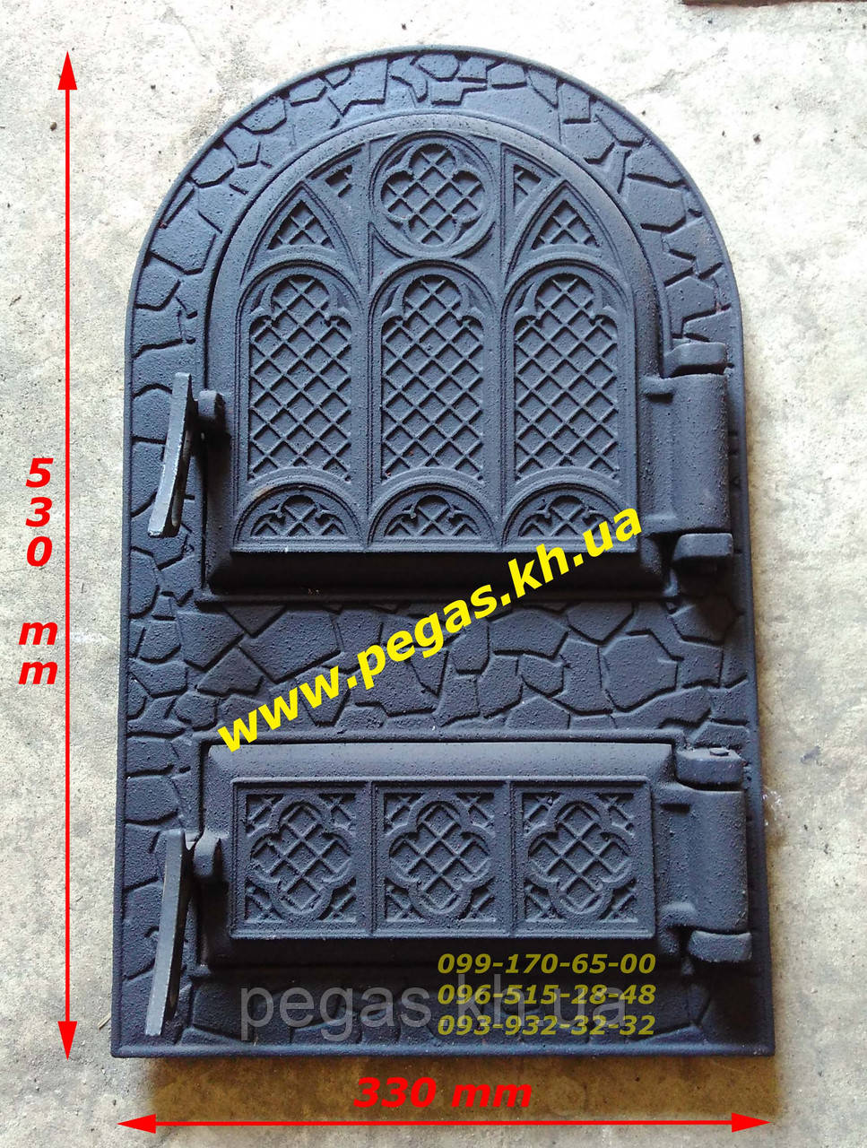 Дверка чугунная, чугунное литье, печи, грубу, барбекю, мангал (ID ...