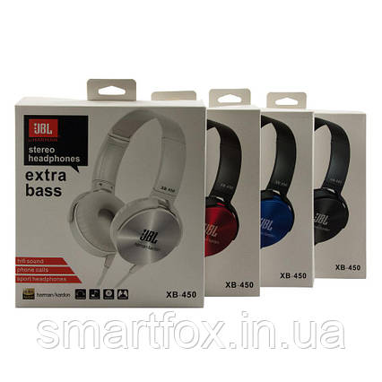 Навушники c мікрофоном для телефону JBL XB-450, фото 1
