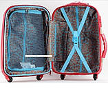 Ударостійка велика валіза Ambassador Classic A8503 Червона, фото 6