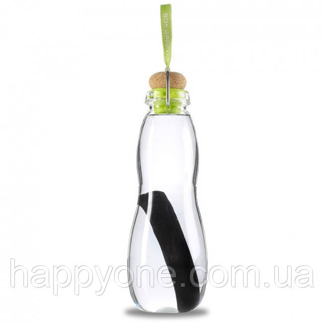 Скляна еко пляшка Eau Good Black+Blum (650 мл) зелена, фото 1
