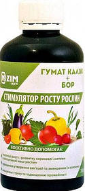 Препарат для стимуляції росту Гумат Калію + Бор, 200 мл, "ЕНЗІМ", Україна