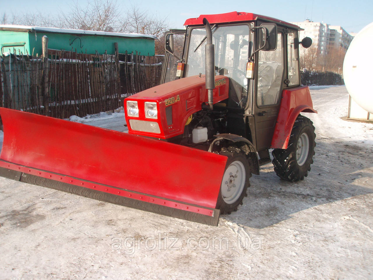 Лопата-відвал на МТЗ 320 з гідроповоротом, фото 1
