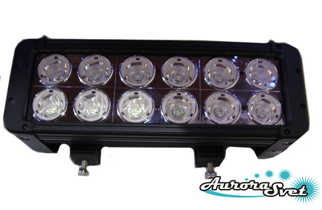 LED балка 120 Ватів дворядна — незамінний варіант додаткового освітлення вночі.