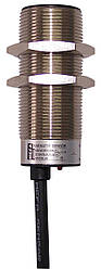 Індуктивний датчик, металевий, 3/4-дротова схема з розміром корпусу M18x1