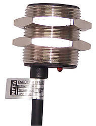 Індуктивний датчик промислового типу, металевий, 3/4- дротовий, розмір корпусу М30х1