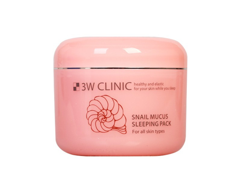 Нічна маска з муцином равлики 3W Clinic Snail Mucus Sleeping Pack