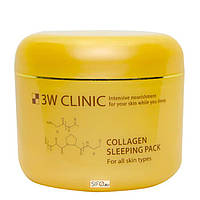 Увлажняющая ночная маска с коллагеном 3W Clinic Collagen Sleeping Pack, 100ml