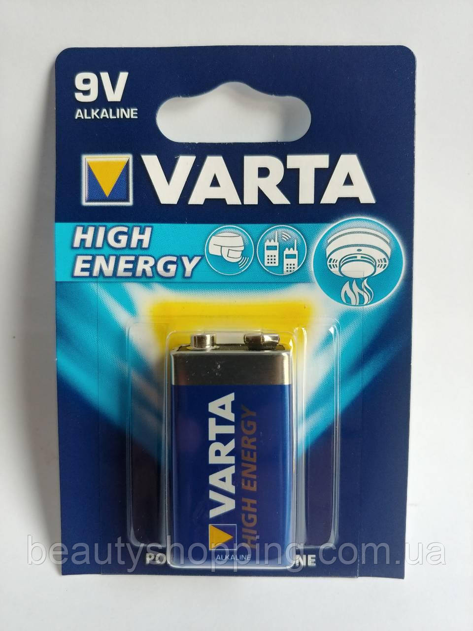 Батарейка Varta MAX TECH 9V