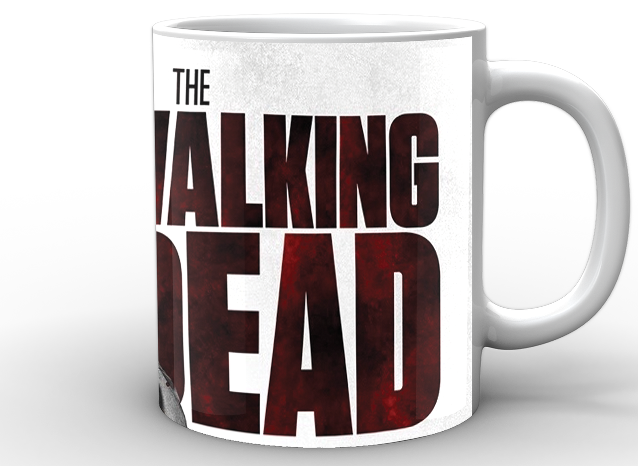 Кружка GeekLand белая Ходячие Мертвецы The Walking Dead Рик Граймс WD.02.025 - фото 1 - id-p801739851