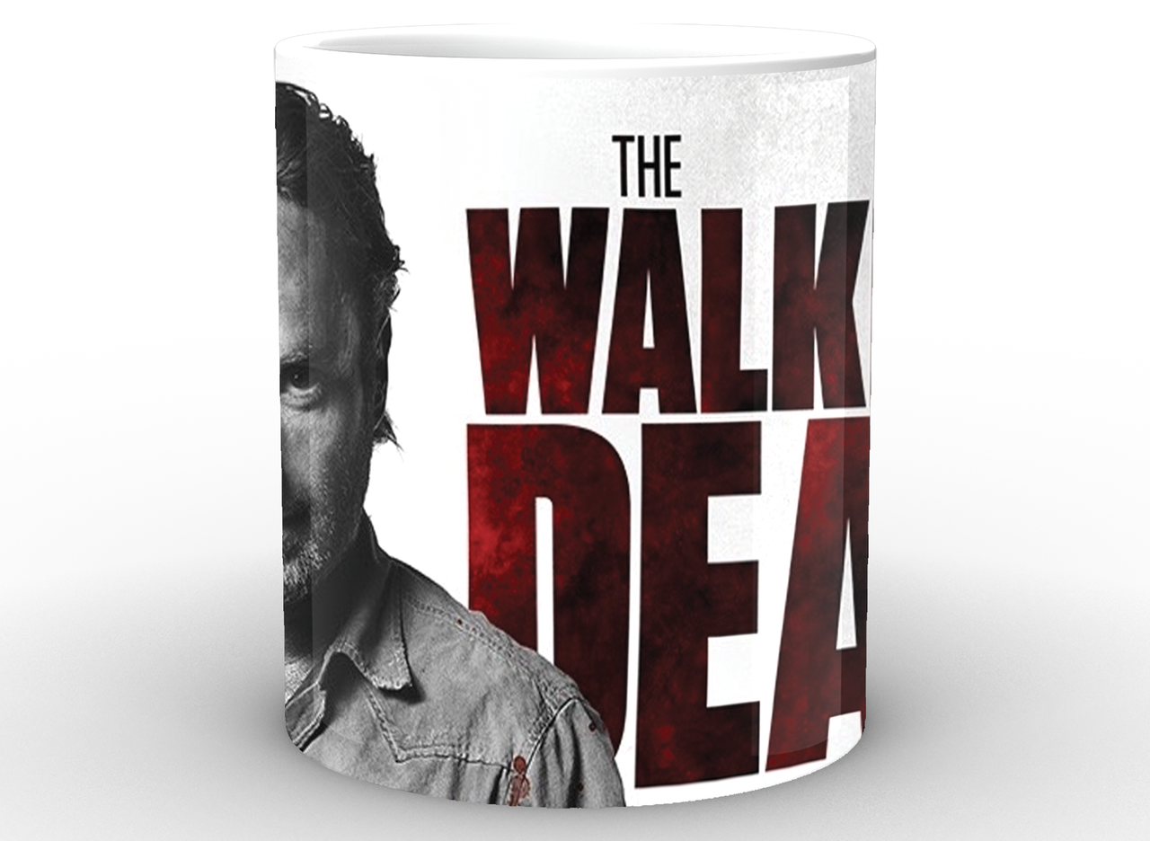 Кружка GeekLand белая Ходячие Мертвецы The Walking Dead Рик Граймс WD.02.025 - фото 2 - id-p801739851