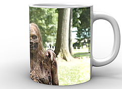 Кружка GeekLand біла Ходячі Мерці The Walking Dead Рік та зомбі WD.02.007