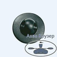 Лееродержатель малий, основа ø 50 мм, колір чорний, для надувних човнів ПВХ, байдарок