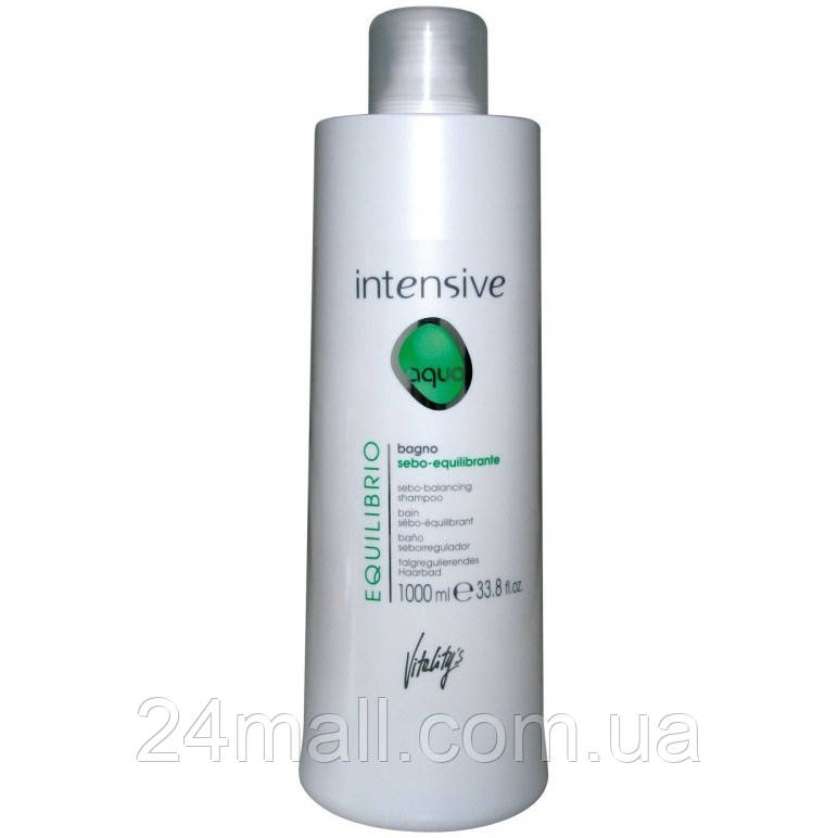 Шампунь, що регулює гідроліпідний баланс Vitality's Intensive Aqua Sebo-Balancing Shampoo 250 мл 1000