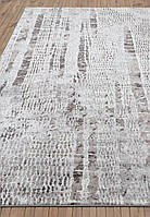 Незвичайний дизайнерський італійський килим сірий для сучасних інтер'єрів