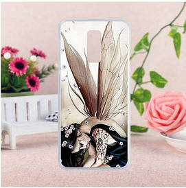 Бампер силіконовий чохол для Samsung a6 plus 2018 galaxy a605f з малюнком фея